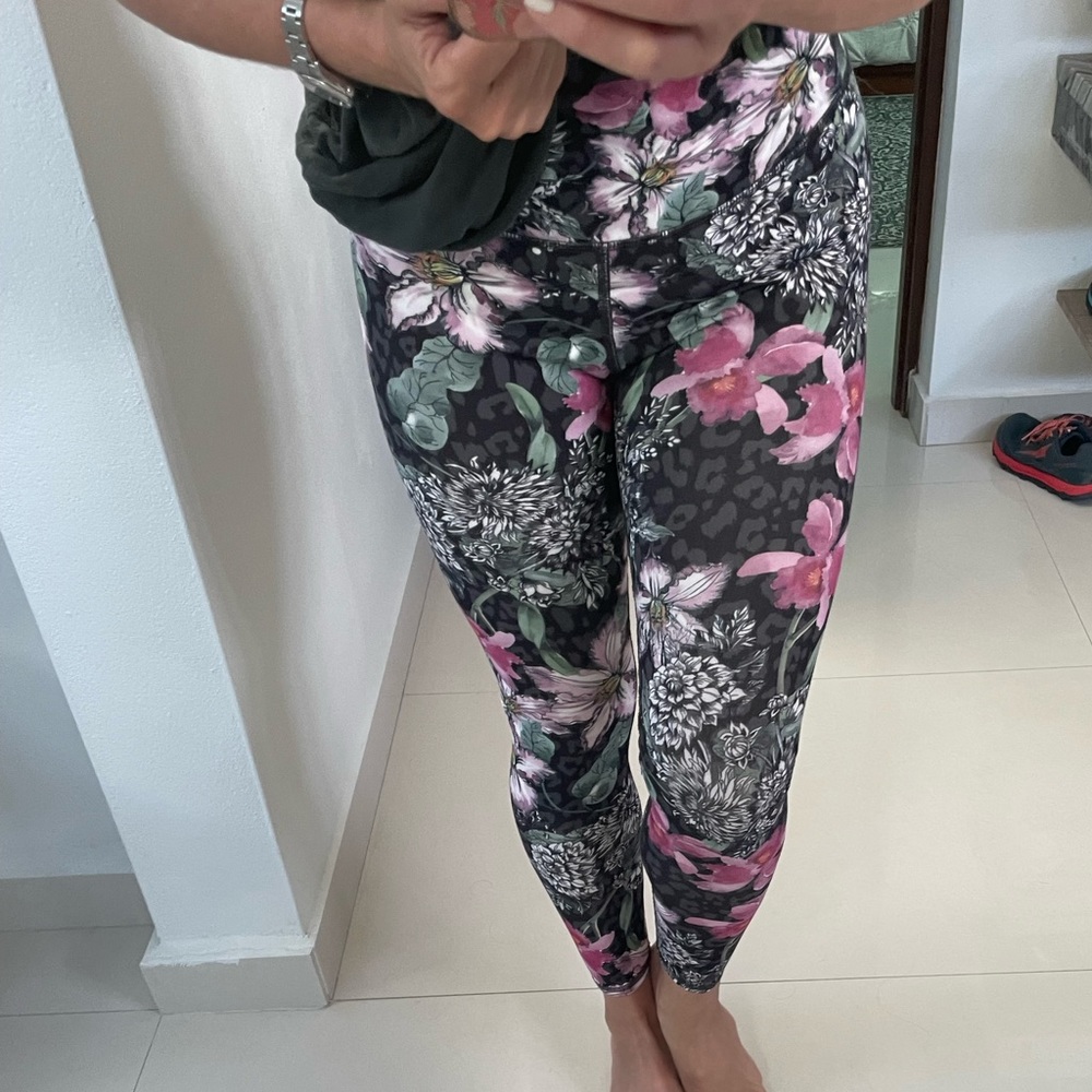 Evolution and creation floral high waist legging